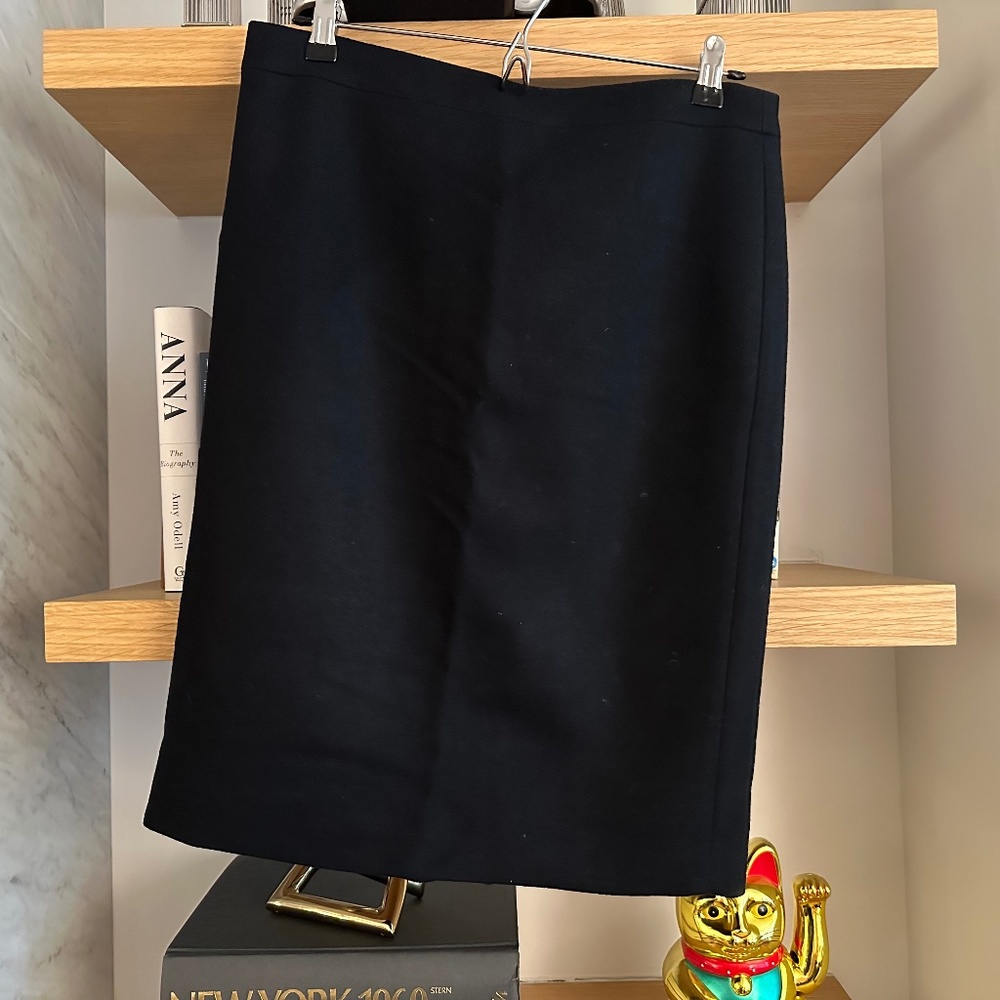 J.Crew No.2 Pencil Skirt, Double Serge Wool, sz 6, Black, LIKE NEW, SOLD OUT!!